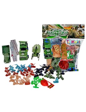 Στρατιωτάκια σε Σακουλάκι Armor Action b 25x27x9cm ToyMarkt 913257
