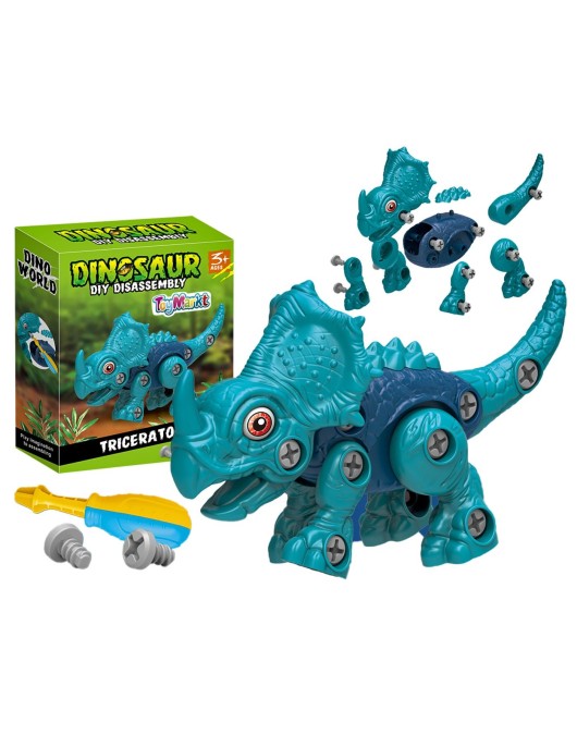 Δεινόσαυρος Triceratops Συναρμολογούμενο 31 τεμ 16x20x5,5cm ToyMarkt 913274