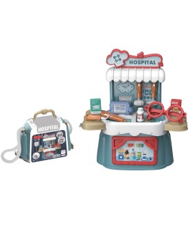 Βαλιτσάκι Hospital 21 τεμ 23x18x10cm ToyMarkt 913285