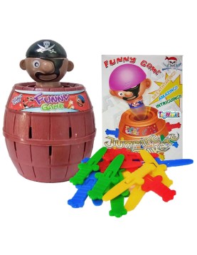 Πειρατής-Βαρελάκι με Σπαθιά-Κουμπαράς 9x13x9cm ToyMarkt 913304