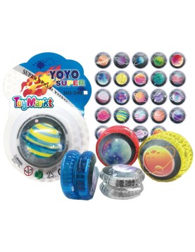 Γιογιό Πλανήτες με φως σε Καρτέλα 12x17cm ToyMarkt 913320