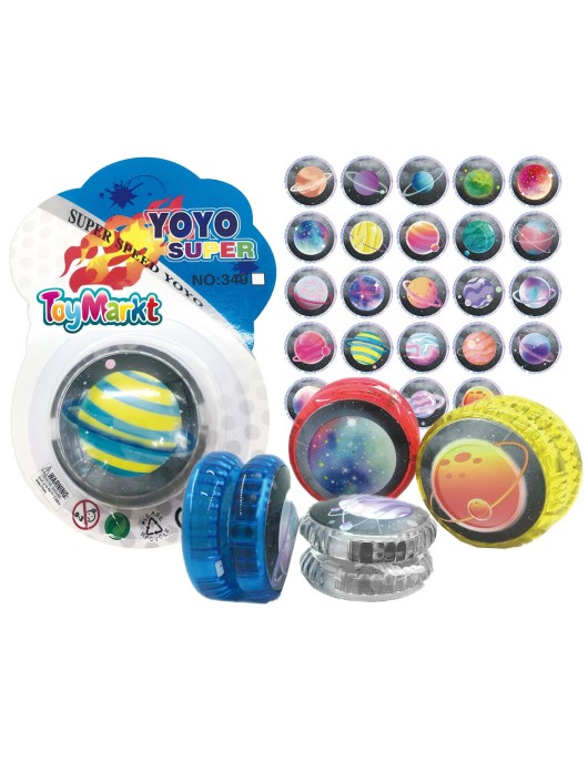 Γιογιό Πλανήτες με φως σε Καρτέλα 12x17cm ToyMarkt 913320