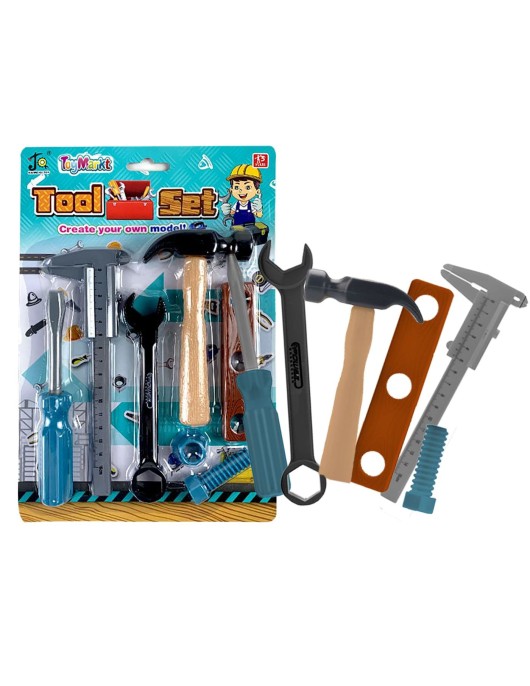Εργαλεία σε Μικρή Καρτέλα-Σφυρί 20x29cm ToyMarkt 913350