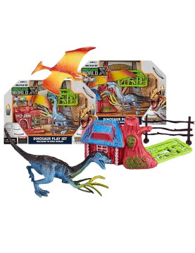 Δεινόσαυροι &amp; Σπιτάκια Κουτί Dinosaur World 24x17x7cm ToyMarkt 913386