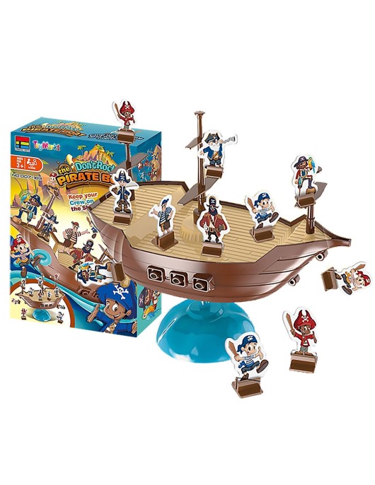 Πειρατικό Καράβι-Παιχνίδι Ισορροπίας 16x23x5cm ToyMarkt 913409