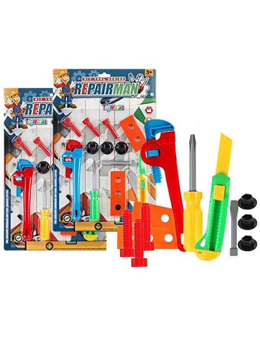 Εργαλεία σε Καρτέλα Repairman 26x41x2cm ToyMarkt 913412