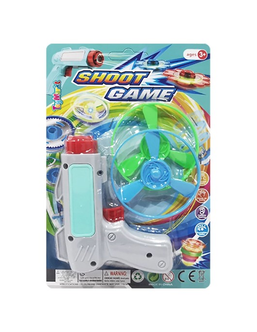 Σβούρες με Πιστόλι Εκτόξευσης σε Καρτέλα 14x21x3cm ToyMarkt 913431