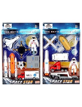 Σετ Διαστήματος 8 τεμ 17x27x4cm ToyMarkt 913443