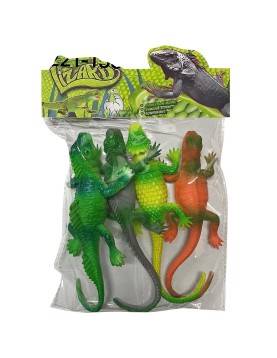 Σετ 4 Ερπετά σε Σακουλάκι 20x32x4cm ToyMarkt 913455