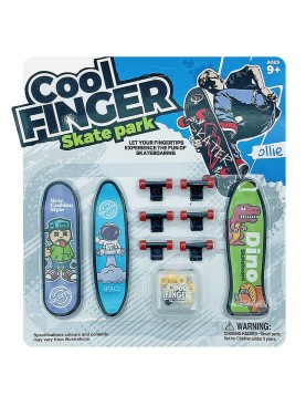 Καρτέλα Μίνι Σκέιτμπορντ 3 τεμ 20x21cm ToyMarkt 913458