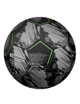 Μπάλα Ποδοσφαίρου Ενισχυμένη Γκρι Σχέδια Νο5 ~420g ToyMarkt 913476