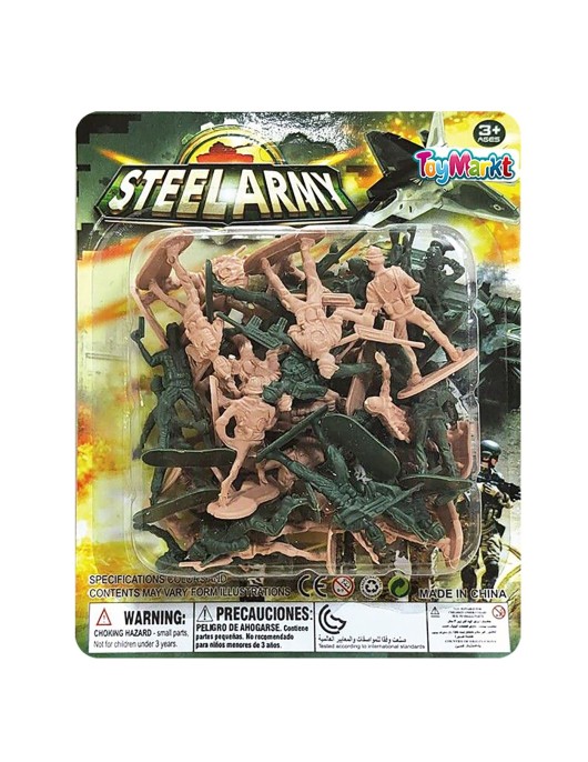 Στρατιωτάκια Μίνι Καρτέλα 14x17x3cm ToyMarkt 913492