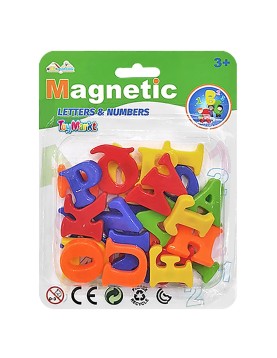 Μαγνητικά Γράμματα Μικρή Καρτέλα 14x18x2cm ToyMarkt 913511