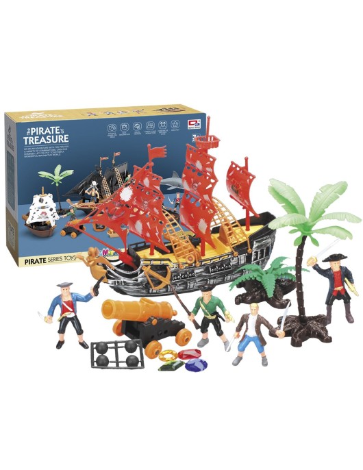 Πειρατικό Καράβι & Πειρατές 29x22x9cm ToyMarkt 913518