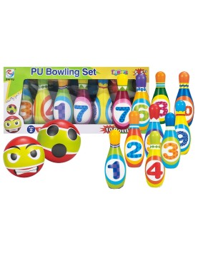 Μπόουλινγκ pu 14cm με 10 Κορίνες 34x15x11cm ToyMarkt 913522