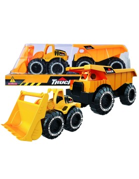 Ανατρεπόμενο + Εκσκαφέας Free Wheels 41x13x12cm ToyMarkt 913555