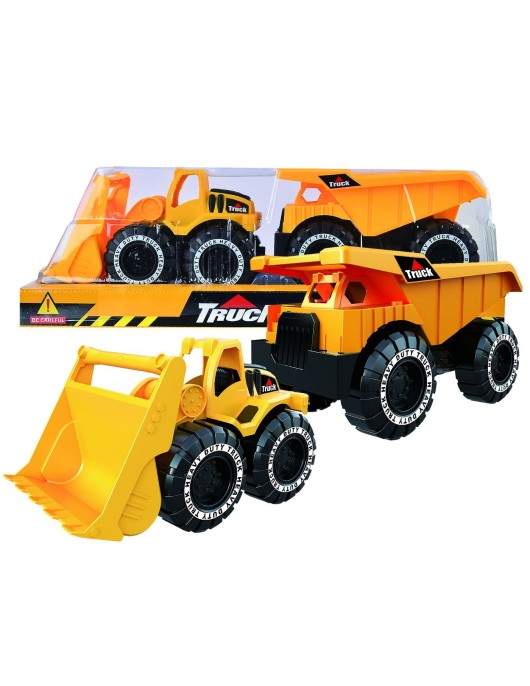 Ανατρεπόμενο + Εκσκαφέας Free Wheels 41x13x12cm ToyMarkt 913555