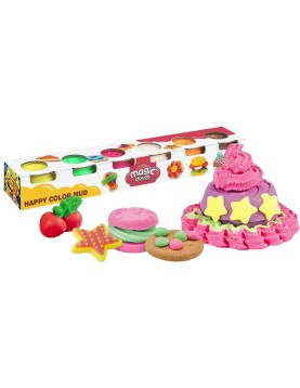 Μαγική Ζύμη σετ 6 Χρωμάτων 31x4x5cm ToyMarkt 913560