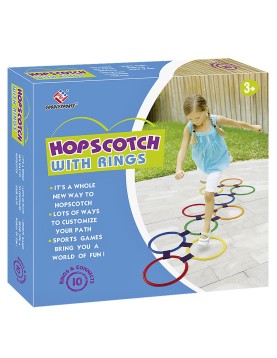 Παιχνίδι Κουτσό με Κρίκους 28x28x5cm ToyMarkt 913562