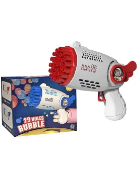 Όπλο Σαπουνόφουσκες 29 Τρύπες Μπαταρίας 17x15x8cm ToyMarkt 913564