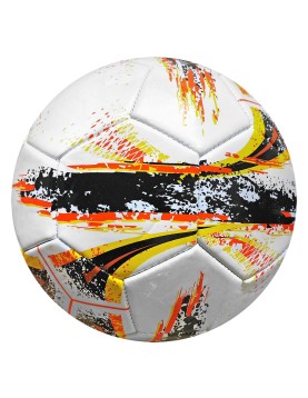 Μπάλα Ποδοσφαίρου Ενισχυμένη Κίτρινα-Πορτοκαλί Σχέδια Νο5 420g ToyMarkt 913572