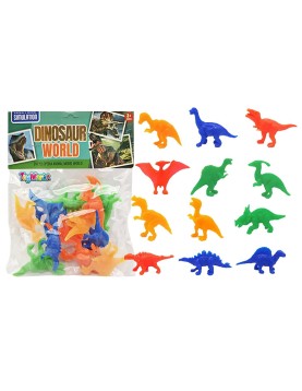 Σετ 12 Δεινόσαυροι Φλουο 14x17cm ToyMarkt 913573