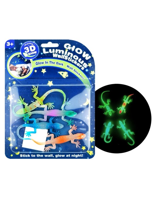 Φωσφορίζοντα Ερπετά σε Καρτέλα 16x21x1,5cm ToyMarkt 913614