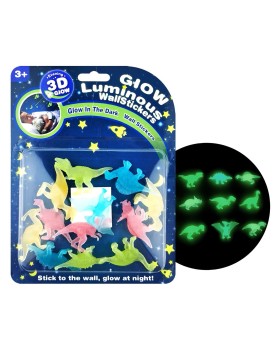 Φωσφορίζοντα Δεινοσαυράκια σε Καρτέλα 16x21x1,5cm ToyMarkt 913615