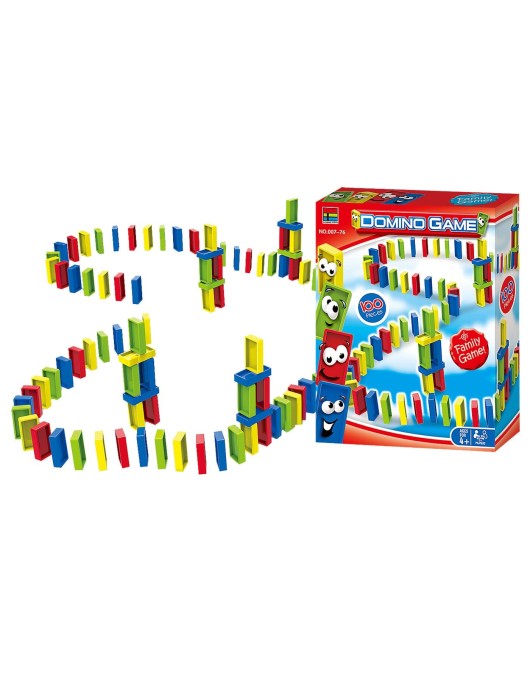 Πολύχρωμο Ντόμινο 19x24x6cm ToyMarkt 913621