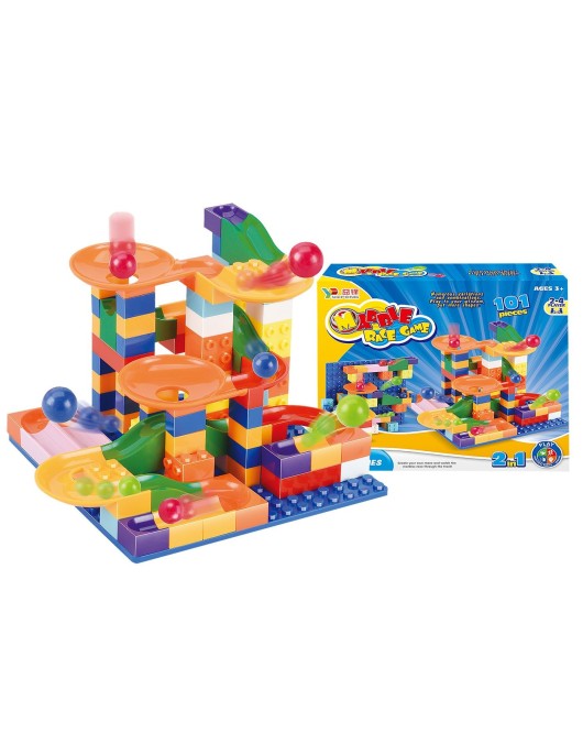 Παιχνίδι Πίστα με Μπίλιες 101 τεμ 21x19x5cm ToyMarkt 913623