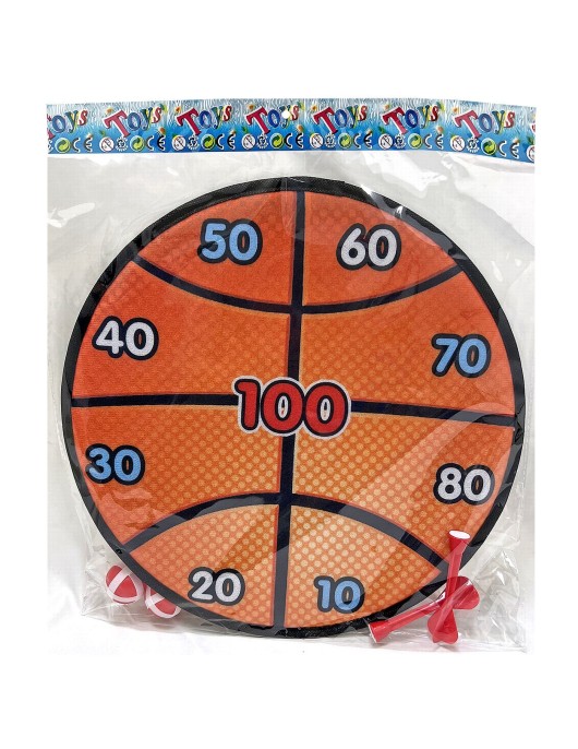 Στόχος 36cm με Βελάκια & Μπαλάκια Στόχος ø36cm ToyMarkt 913625