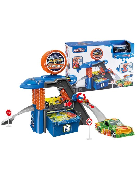 Πλυντήριο Αυτοκινήτων Αλλάζει Χρώμα Στους 37 Βαθμους 29x20x9cm ToyMarkt 913638