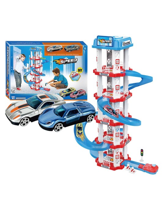 Σετ Πάρκινγκ με 2 Αυτοκινητάκια 33x24x7cm ToyMarkt 913661