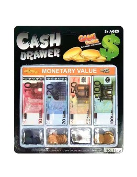 Συρτάρι Ταμειακής Μηχανής με Euro 24x28x2cm ToyMarkt 913663