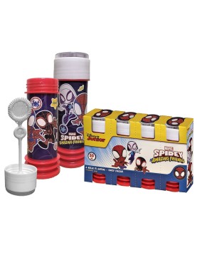 Σαπουνόφουσκες Spidey &amp; Friends σετ 4 τεμ 55ml Spiderman