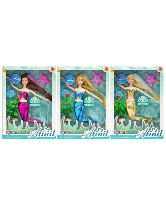 Κούκλα Γοργόνα 24x33x5cm ToyMarkt 922082