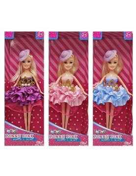 Κούκλα Μοντέλο Bonny με Καπελάκι 10x29x5cm ToyMarkt 922093