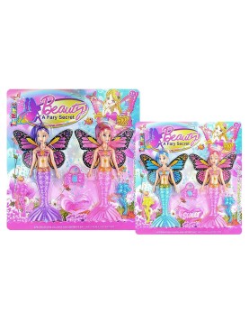 Καρτέλα 2 Γοργόνες-Πεταλούδες 27x28x2cm ToyMarkt 922098