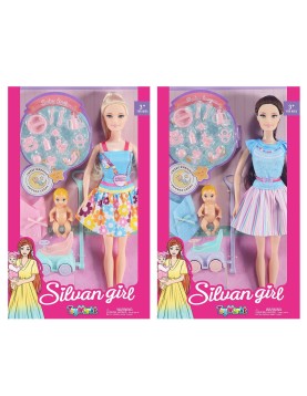 Κούκλα 29cm, Μωράκι &amp; Μίνι Όχημα 20x32x5cm ToyMarkt 922101