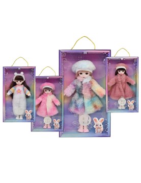 Κούκλα Χειμερινή Ένδυση 35x20x7cm ToyMarkt 922126