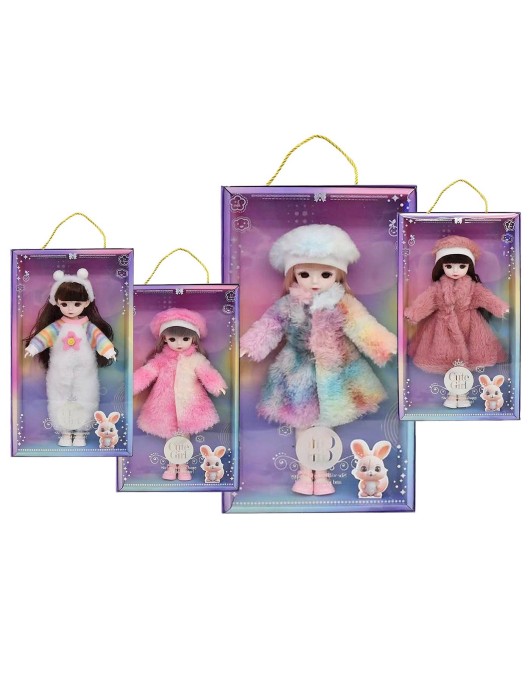 Κούκλα Χειμερινή Ένδυση 35x20x7cm ToyMarkt 922126