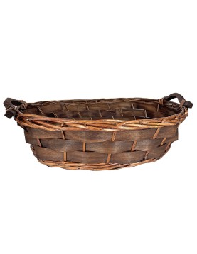 Καλάθι Μπαμπού Οβάλ 40x29x10cm Bunny's 931026