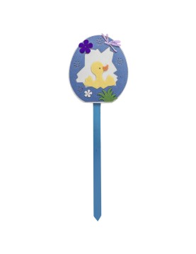 Αυγό Τσόχινο Γίγας με Στικ Υ:68cm Φιγούρα:21cm Bunny's 931310