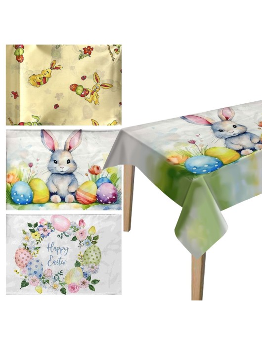 Τραπεζομαντηλο Πασχαλινό 180x140cm Bunny's 931317