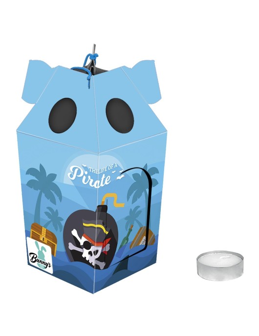 Φαναράκι με Ρεσώ Πειρατής 21x9,5cm Bunny's 931368