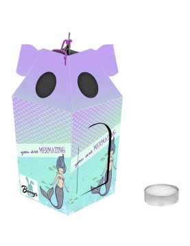 Φαναράκι με Ρεσώ Γοργόνα 21x9,5cm Bunny's 931371