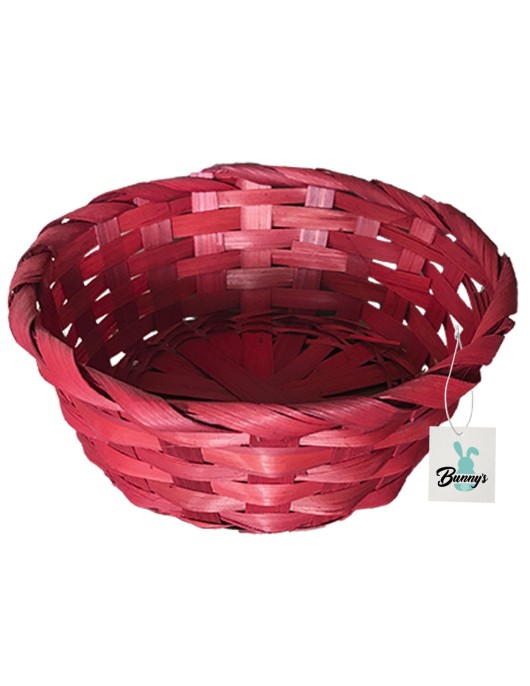 Καλάθι Bamboo Κόκκινο ø18x7cm Bunny's 931487
