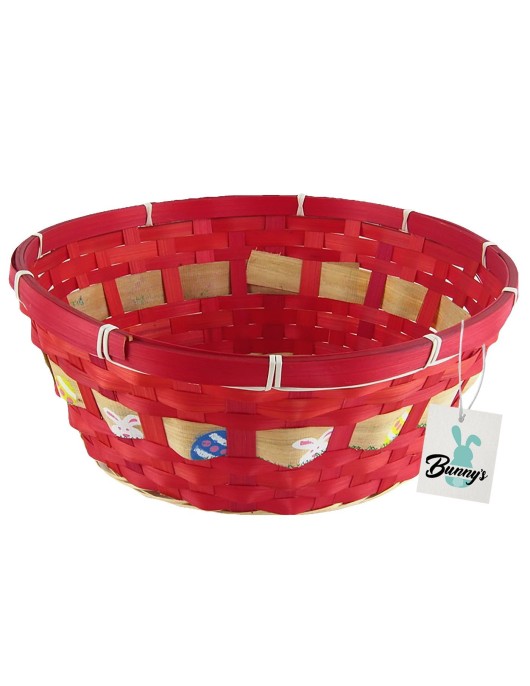 Καλάθι Bamboo με Σχέδιο ø30x12cm Bunny's 931489