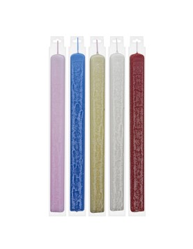 Λαμπάδα Πλακέ Χρωματιστή Ανάγλυφη ματ 35x3cm Bunny's 931500