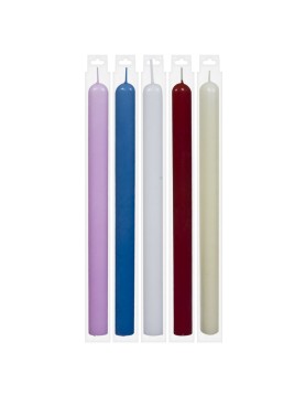 Λαμπάδα Οβάλ Χρωματιστή ματ 35cm Bunny's 931502